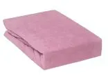 Prześcieradło Frotte z gumką wrzosowe  220x200     020